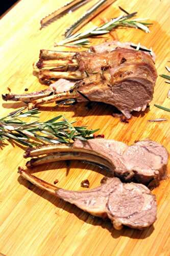 Klassisches Lammkarree aus dem Ofen – Classic Rack of Lamb from the Oven – Pane Bistecca