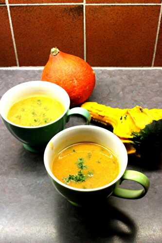Kürbis-Ingwer Suppe – Pumpkin-Ginger Soup – Pane Bistecca