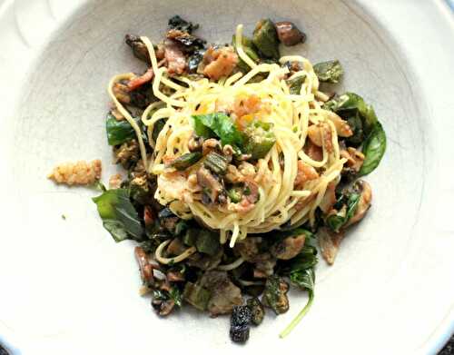 Linguine mit Kompliment Sauce – Linguine with Compliment Sauce – Pane Bistecca