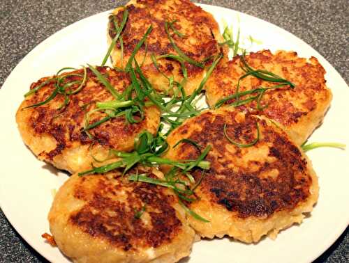 Llapingachos – Gefüllte Kartoffelpuffer aus Ecuador – stuffed Potato Cakes from Ecuador – Pane Bistecca