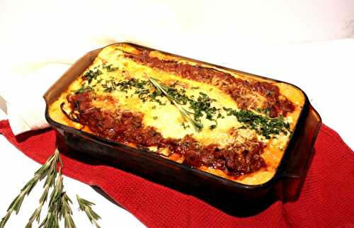 Melanzane alla Parmigiana con Carne – Eggplant Parmesan with Meat – Pane Bistecca