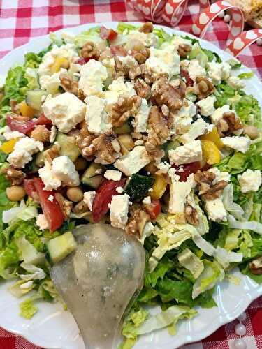 Moderner griechischer Salat – Modern Greek Salad – Pane Bistecca