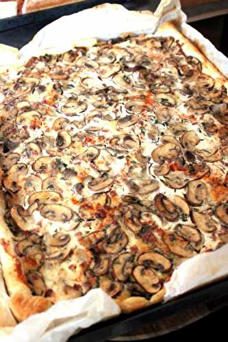 Pilz Wähe – Mushroom Pie – Pane Bistecca