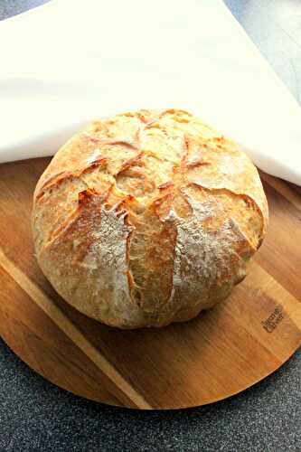 Sauerteig No-knead Brot – Sourdough No-knead Bread – Pane Bistecca