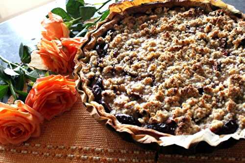 Zwetschgenwähe mit Mandel-Zimtstreuseln – glutenfrei – Prune Pie with Almond-Cinnamon Streusel – gluten-free – Pane Bistecca