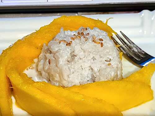 Sticky Rice with Mango and Coconut Milk – Thailand, Philippines, Laos, Southeast Asian Dessert – Pane Bistecca