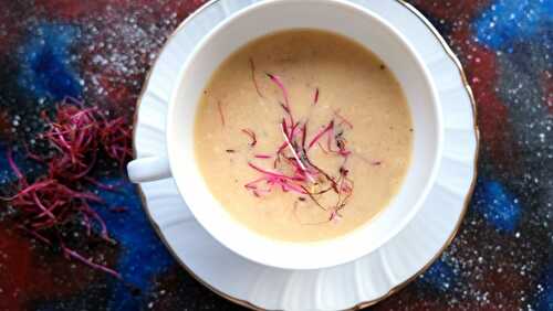 Blutorangen, Lauch und Ingwer Suppe – Blood Orange, Leek and Ginger Soup