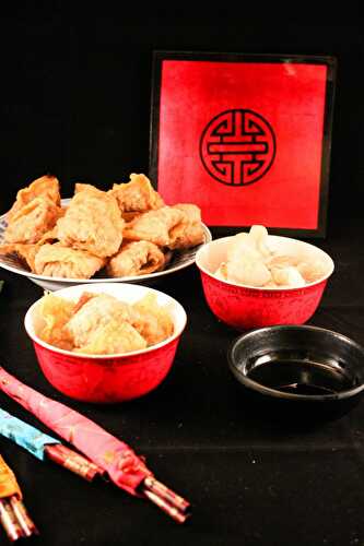 Frittierte kantonesische Wontons zum Abschied von Hong Kong und Bildchen! – Deep-fried Cantonese Wontons