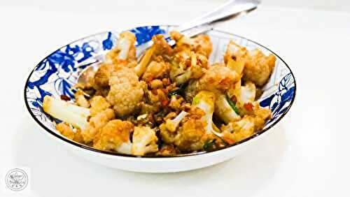 Asiatischer schnell gebratener Blumenkohl – Asian Quick Fried Cauliflower