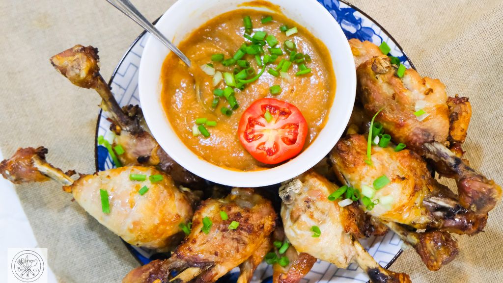 Ingwer Hühnerschenkel mit scharfer Miso Sauce – Ginger Chicken Thigs with spicy Miso Sauce