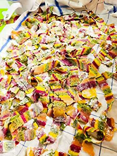 Selbstgemachte Regenbogen Pasta – Homemade Rainbow Pasta