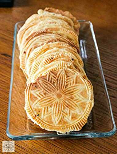 Würzige Bricelets/Bretzeli – Swiss traditional salty Wafers