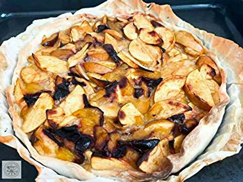 Andrea’s glutenfreie Apfel-Zwetschgen Wähe – Andrea’s gluten-free Apple-Plum Pie