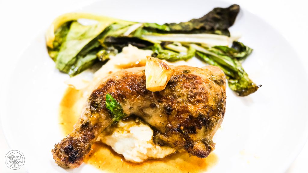 Hühnerbeine auf Pack Choi – Chicken Legs on Pack Choi