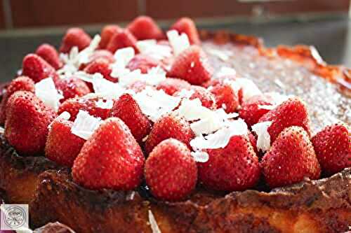 Torta Caprese al limone e cioccolato bianco