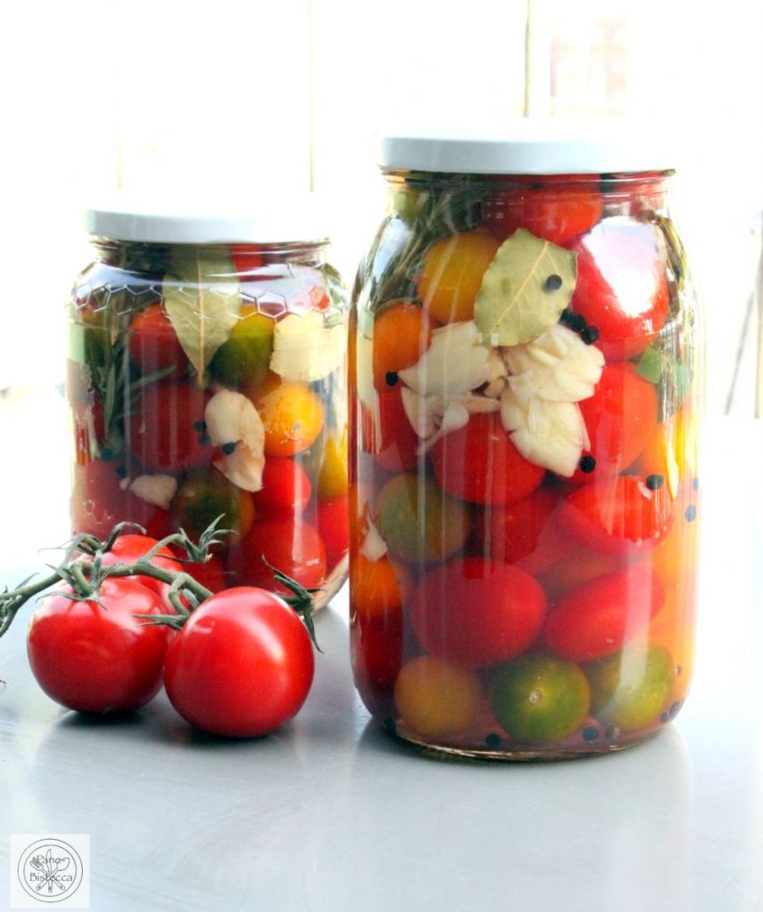 Eingelegte Kirschtomaten – Pickled Cherry Tomatoes