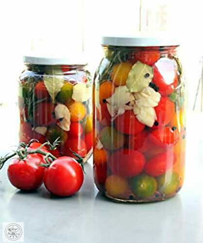 Eingelegte Kirschtomaten – Pickled Cherry Tomatoes