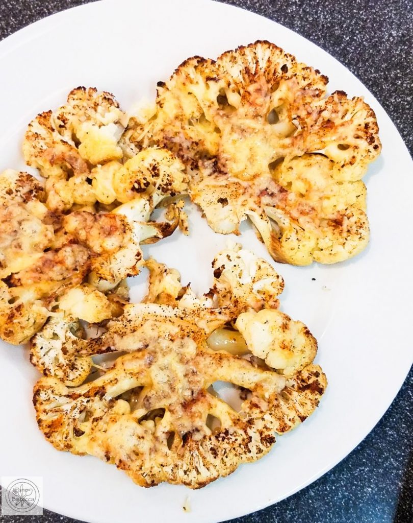 Geröstete Blumenkohl Scheiben – Roasted Cauliflower Slices