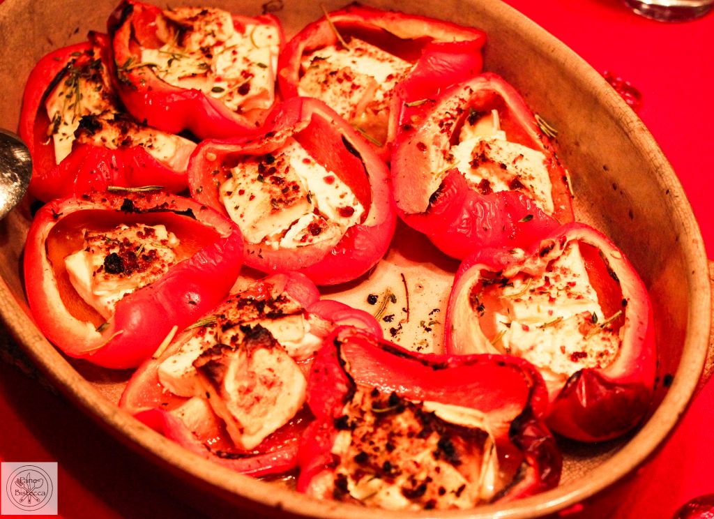 Feta gefüllte Peperoni – Feta stuffed Capsicum