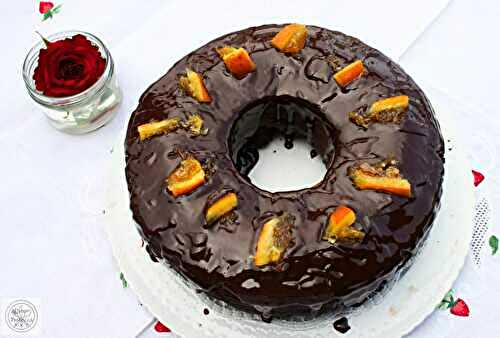 Glutenfreier getränkter Orangen-Marmorkuchen – Gluten-free moist Orange-Marble Cake