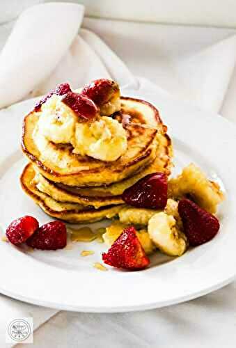 Pancakes mit Kochbananen – Pancakes with Plantains