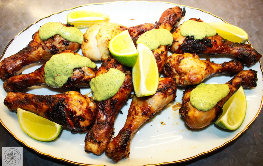 Pollo a la Brasa con Aji verde-Sauce – Grillhuhn aus Peru – Peruvian roasted Chicken
