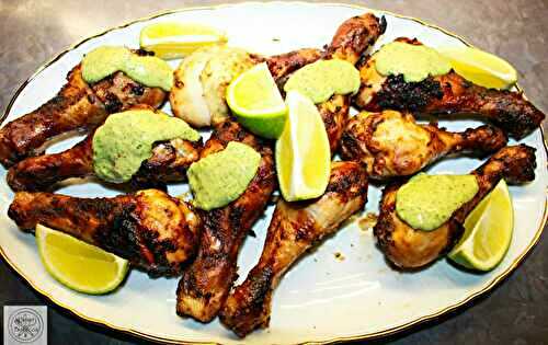 Pollo a la Brasa con Aji verde-Sauce – Grillhuhn aus Peru – Peruvian roasted Chicken
