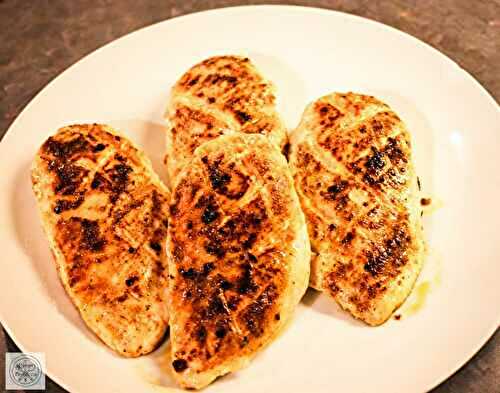 Saftige Hühnerbrust gegrillt oder gebraten – Juicy Chicken Breast grilled or roasted