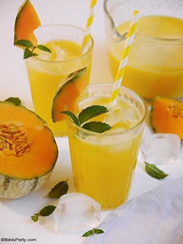 Cantaloupe Melon Lemonade