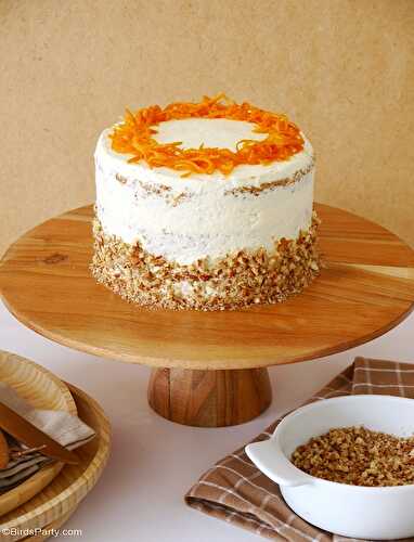 Carrot Layer Cake with Cream Cheese Frosting