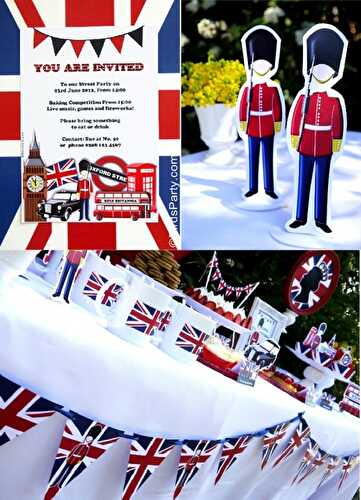 Party Ideas | Party Printables Blog: A British Inspired London UK Party with Printables