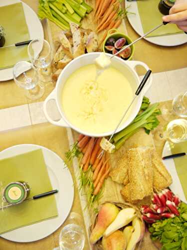 Party Ideas | Party Printables Blog: A Cheese Winter Fondue Party