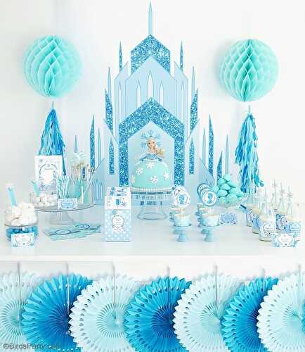 Party Ideas | Party Printables Blog: A Frozen Inspired Birthday Party