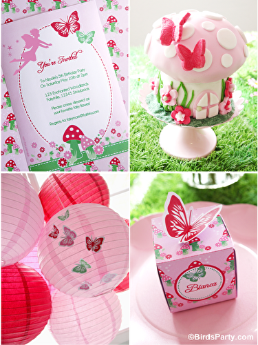 Party Ideas | Party Printables Blog: A Pink Pixie Fairy Birthday Party