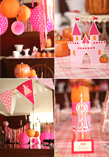 Party Ideas | Party Printables Blog: A Pumpkin Princess Birthday Tea Party