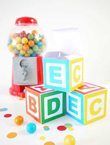 Party Ideas | Party Printables Blog: ABCs & 123s Birthday Party for PBS Parents