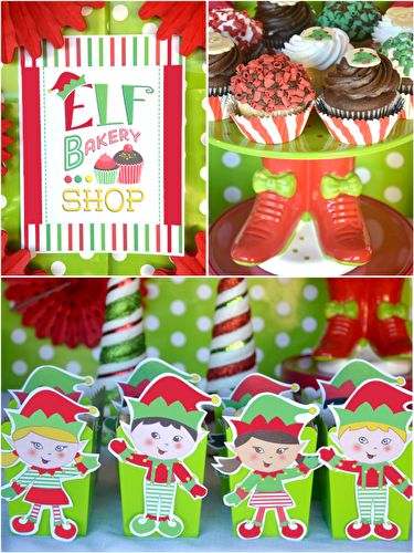 Party Ideas | Party Printables Blog: An Elf Cookie Decorating Holiday Kids Party