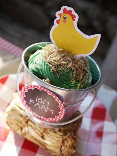 Party Ideas | Party Printables Blog: Barnyard Birthday Party | DIY Farm Animal Cupcakes