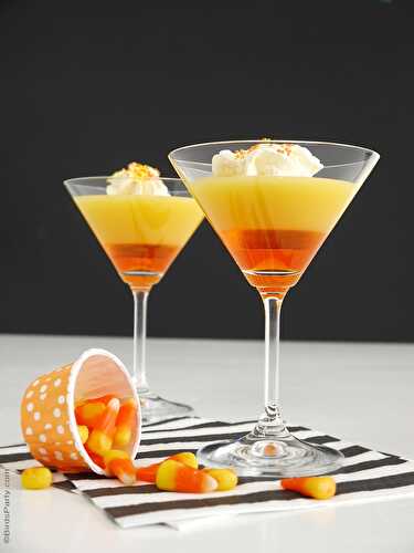 Party Ideas | Party Printables Blog: Candy Corn Halloween Cocktail | Video Recipe