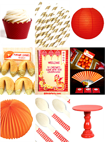 Party Ideas | Party Printables Blog: Chinese New Year Party Ideas & Printables