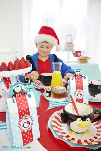Party Ideas | Party Printables Blog: Christmas Party Ideas | North Pole Breakfast 