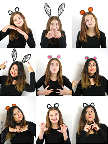 Party Ideas | Party Printables Blog: DIY Animal Ear Headbands for Halloween