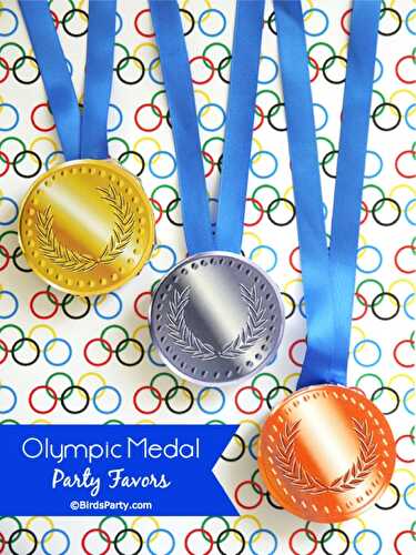 Party Ideas | Party Printables Blog: DIY Chocolate Olympic Medals