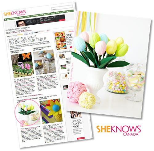 Party Ideas | Party Printables Blog: DIY Easter Centerpiece Craft Tutorial on SheKnows