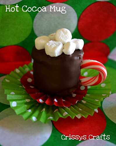 Party Ideas | Party Printables Blog: DIY Edible Hot Cocoa Mug Mini-Desserts