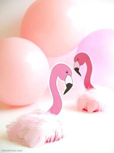 Party Ideas | Party Printables Blog: DIY Flamingo Birthday Party Decorations