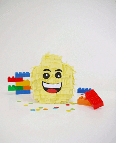 Party Ideas | Party Printables Blog: DIY Lego Head Birthday Party Pinata
