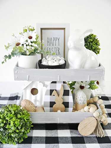 Party Ideas | Party Printables Blog: DIY Modern Farmhouse Easter Décor with FREE Printables