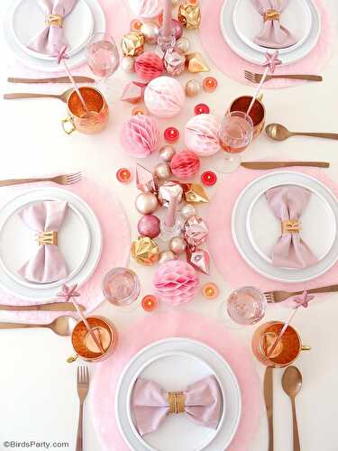 Party Ideas | Party Printables Blog: DIY No-Sew Pink & Fluffy Table Place Mats