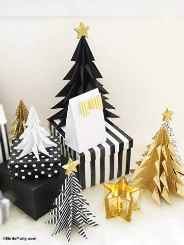 Party Ideas | Party Printables Blog: DIY Origami Paper Christmas Trees